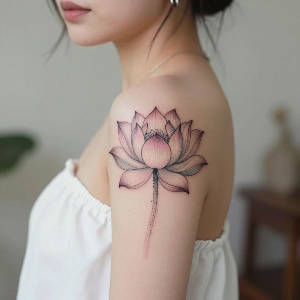 Lotus Flower tattoo