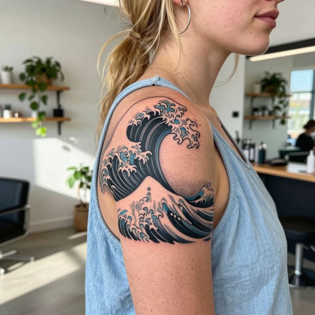 Ocean Wave tattoo