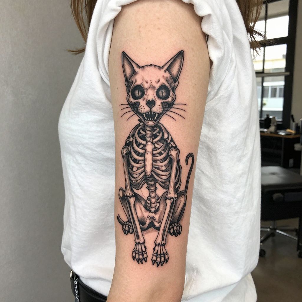 Skeleton Cat