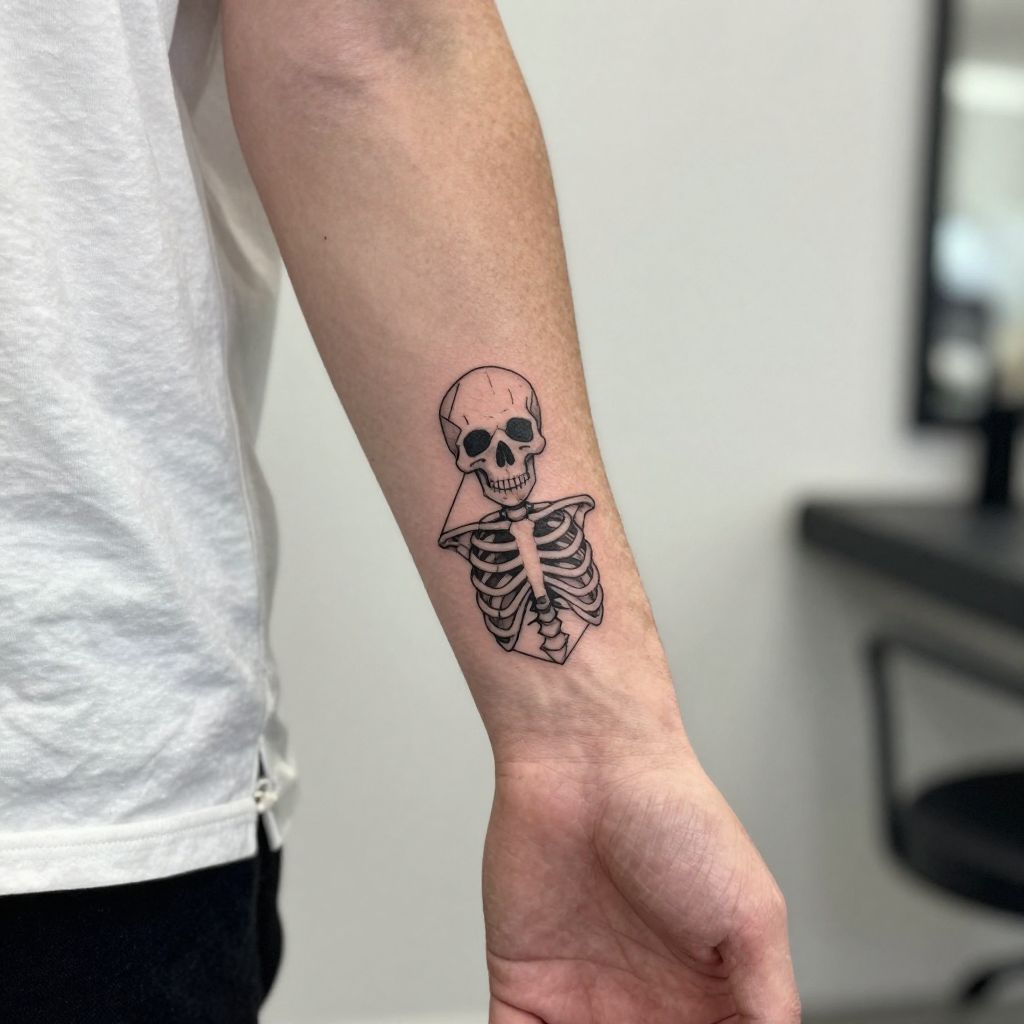 Minimalist Geometric Skeleton