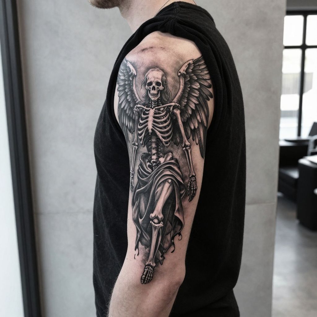 Gothic Angel Skeleton