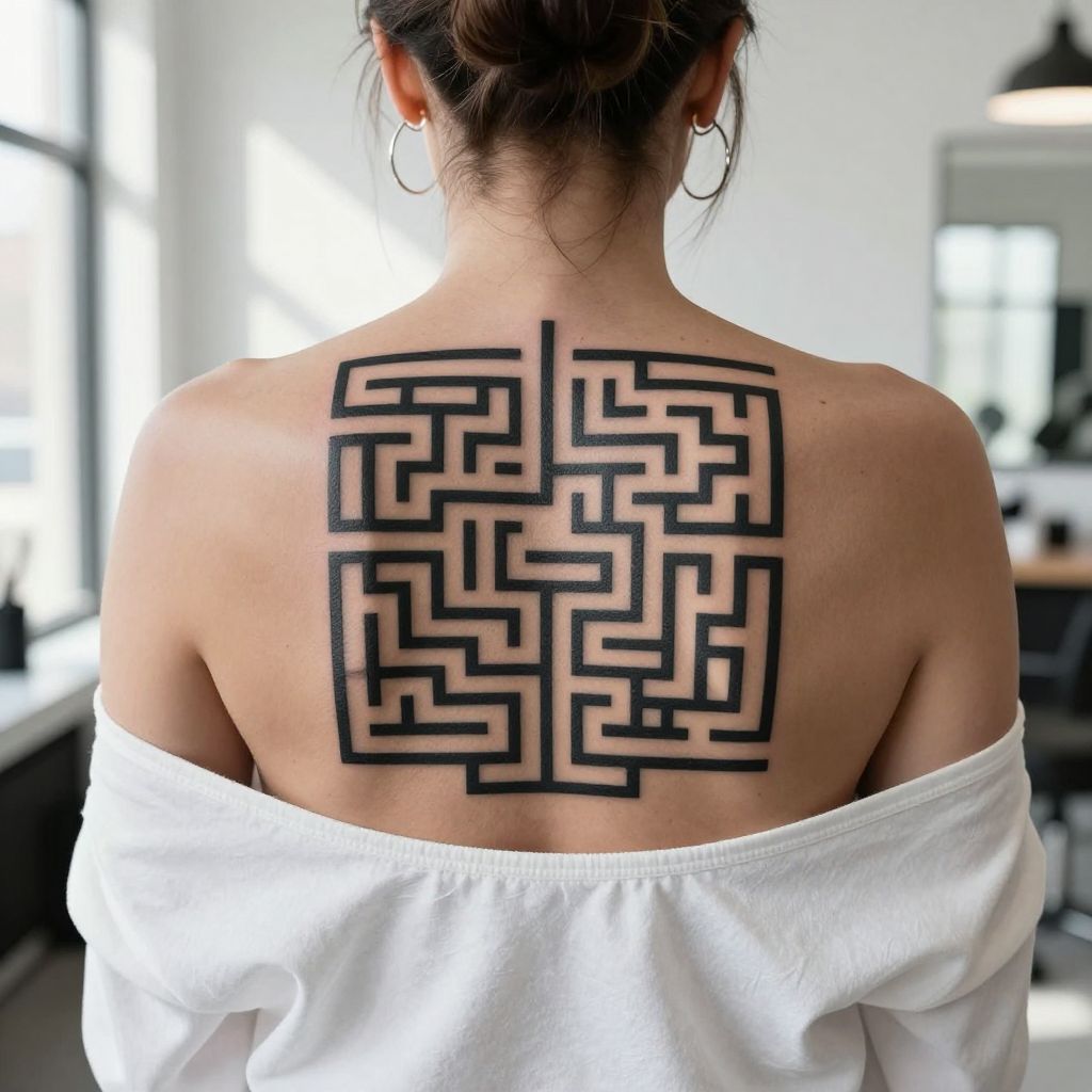 Maze with an Open Exit