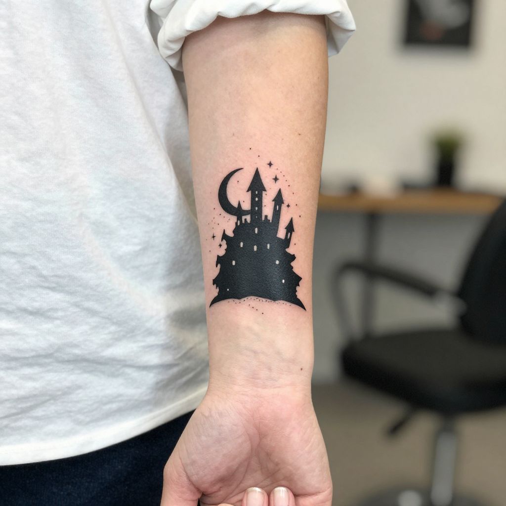 Howl’s Moving Castle Silhouette