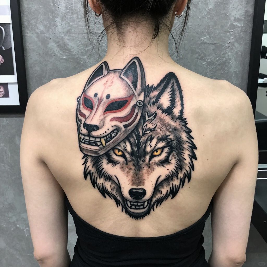 San’s Mask and Wolf