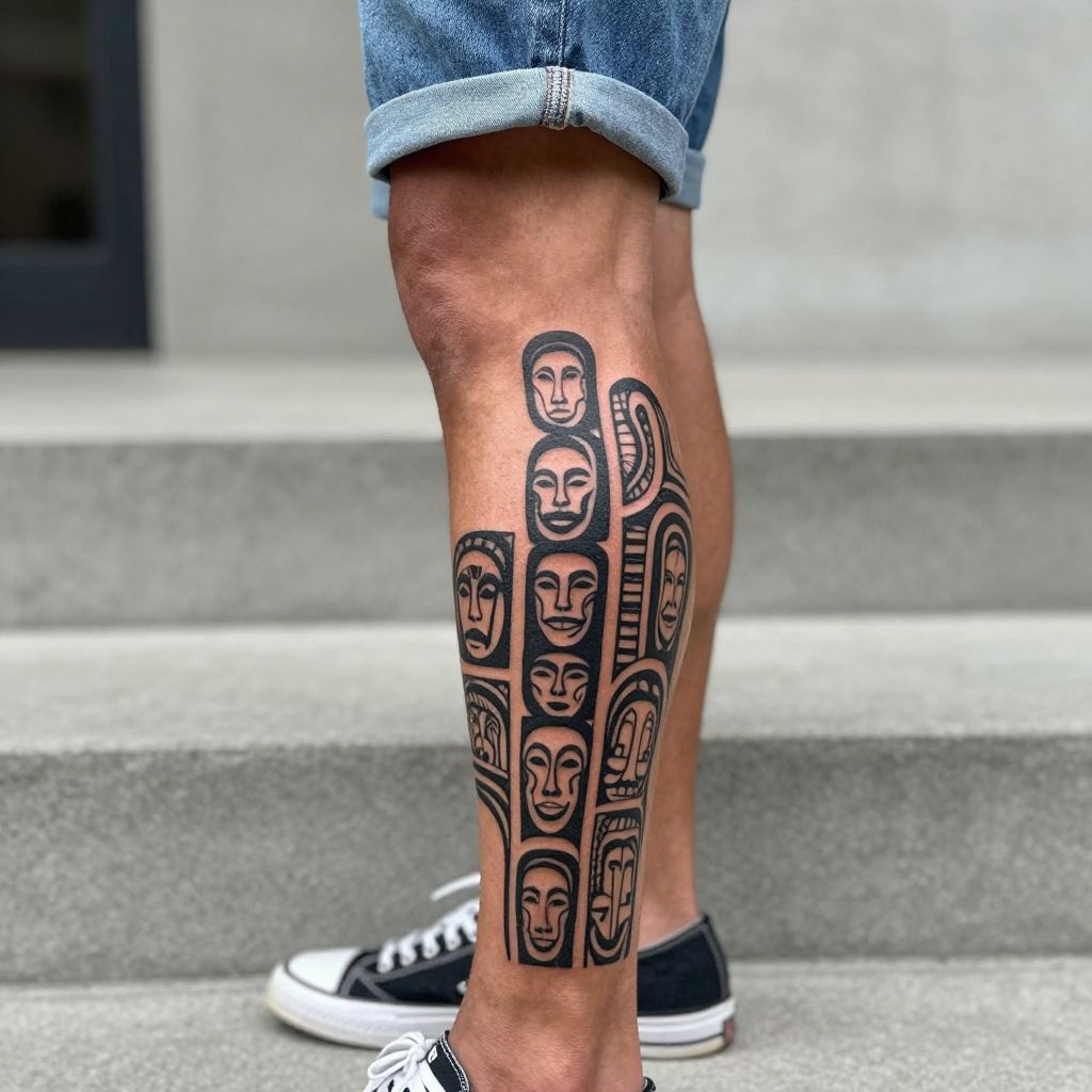 Samoan Enata Pattern Calf