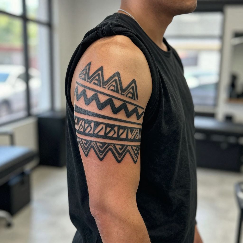 Amazonian Shaman Zigzag Bands