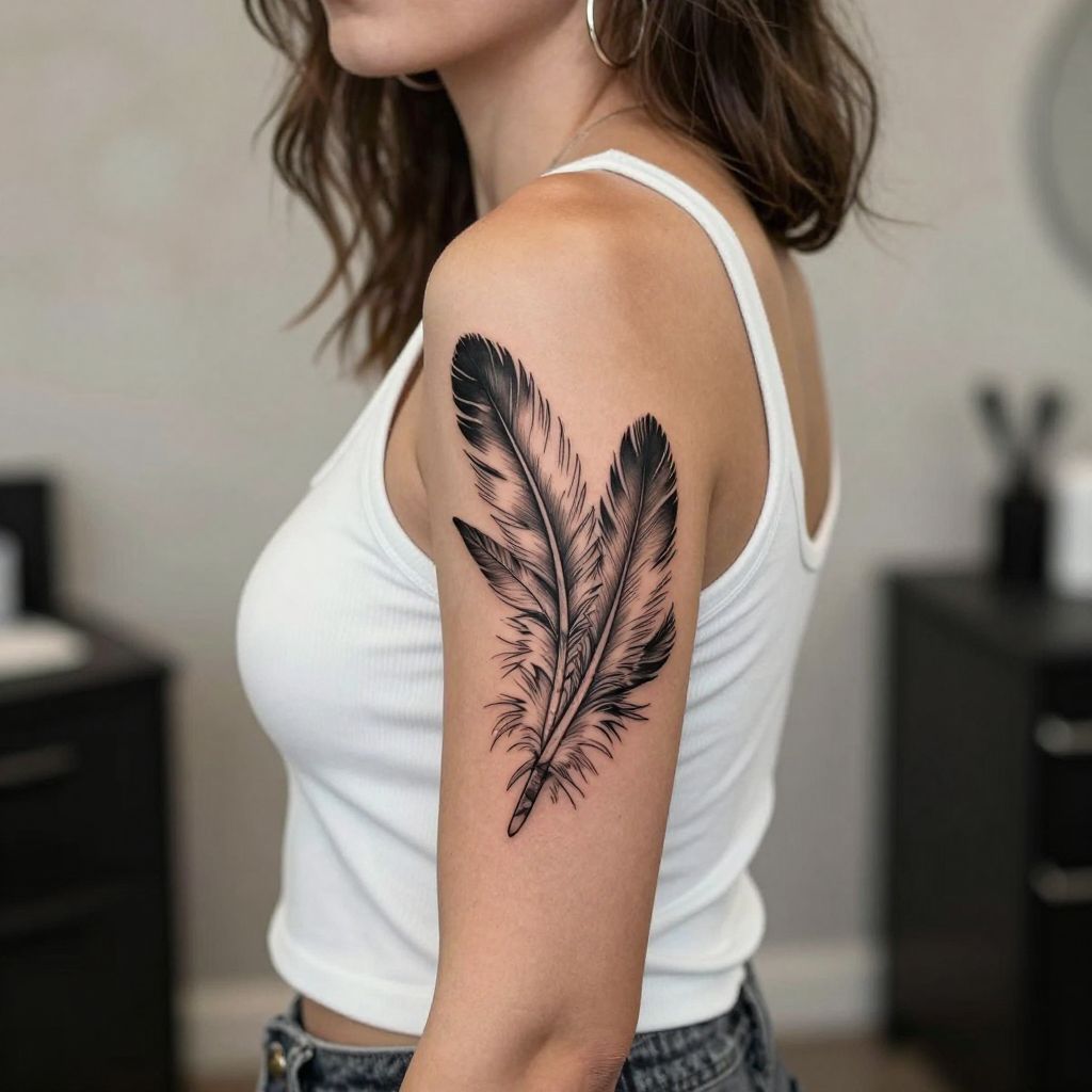 Native American Feather Cluster