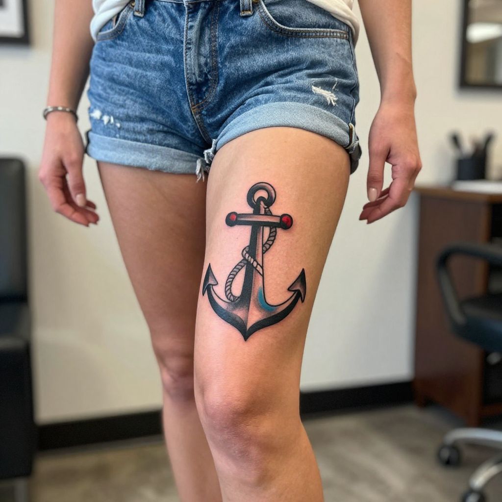 Traditional Anchor tattoo