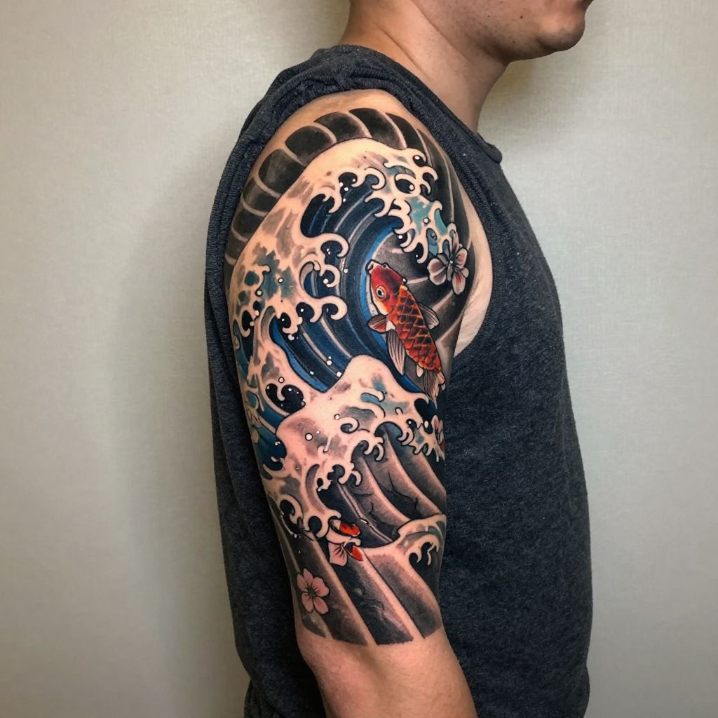 Traditional Japanese Wave